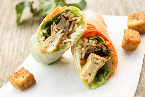 Goi Cuon Dau - Sommerrollen Tofu (2 Stk. - vegetarisch)